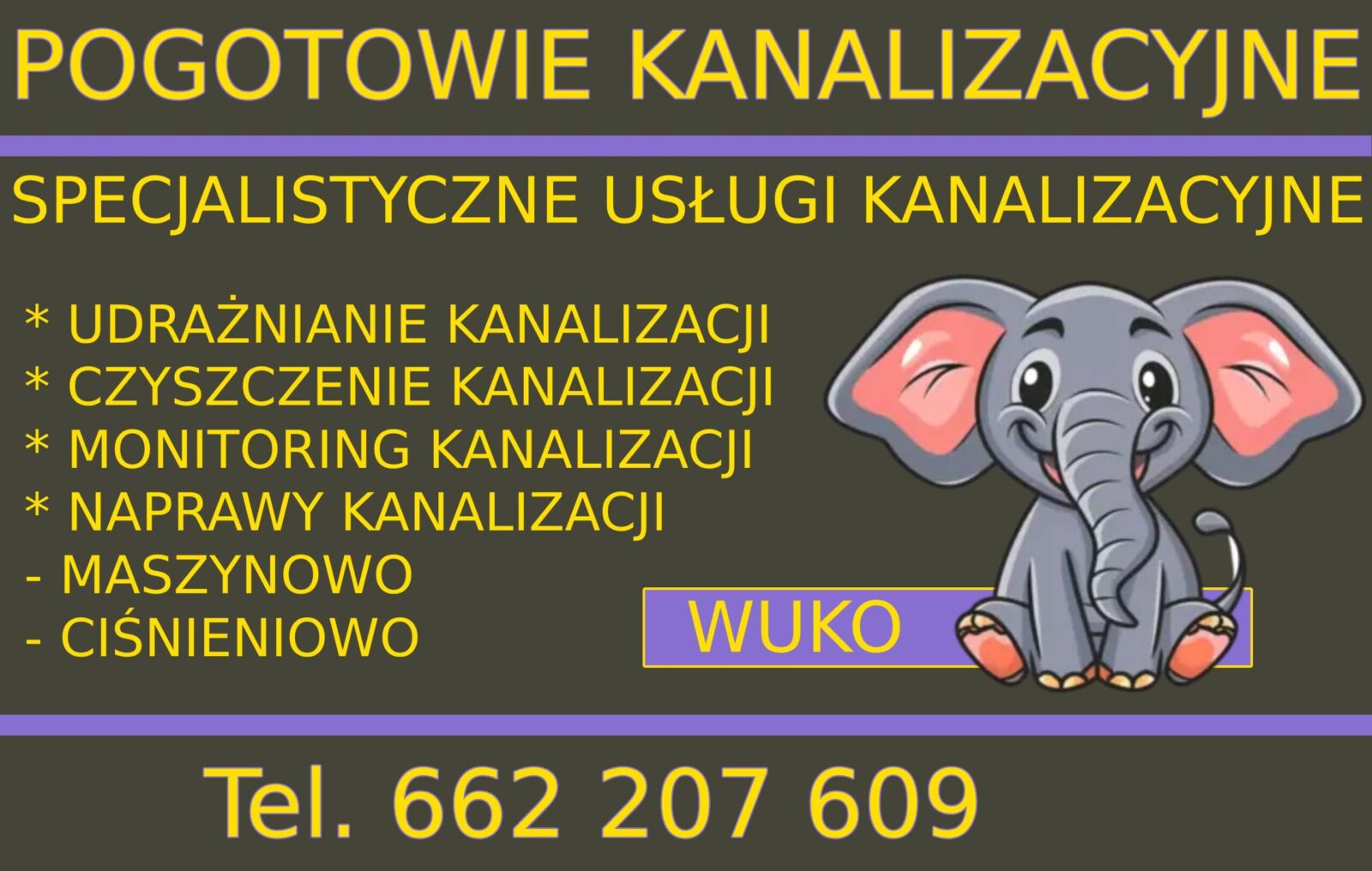 Czyszczenie kanalizacji WUKO